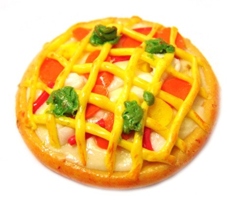 Tumdee Miniatures Miniatur-Pizza, für Puppenhäuser, rund, als Lebensmittelzubehör Tumdee Miniatures Miniatur-Pizza, für Puppenhäuser, rund, als Lebensmittelzubehör von Tumdee Miniatures