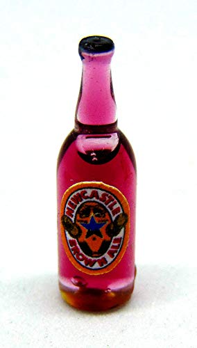 Tumdee Miniatures Miniaturflasche aus echtem Glas, mit Newcastle Brown Ale-Etikett von Tumdee Miniatures