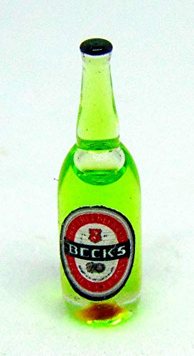 Tumdee Miniatures Miniaturflasche für Puppenhaus im Maßstab 1:12, echtes Glas, mit Becks-Etikett Tumdee Miniatures Miniaturflasche für Puppenhaus im Maßstab 1:12, echtes Glas, mit Becks-Etikett von Tumdee Miniatures