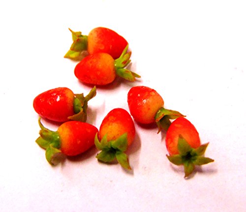 Tumdee Miniatures Puppenhaus Miniatur 6er Set Erdbeeren Miniatur Zubehör Tumdee Miniatures Puppenhaus Miniatur 6er Set Erdbeeren Miniatur Zubehör von Tumdee Miniatures