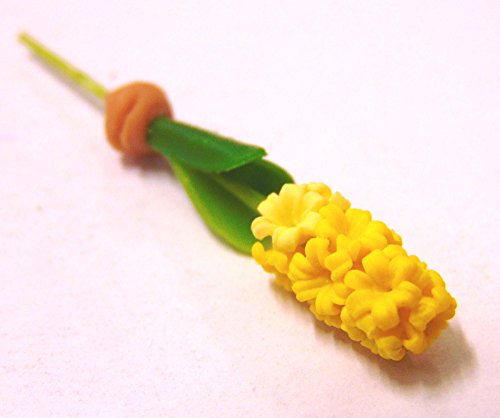 Tumdee Miniatures Puppenhaus Miniatur-Zubehör, gelbe Hyazinthe, Blume, Miniatur-Zubehör von Tumdee Miniatures