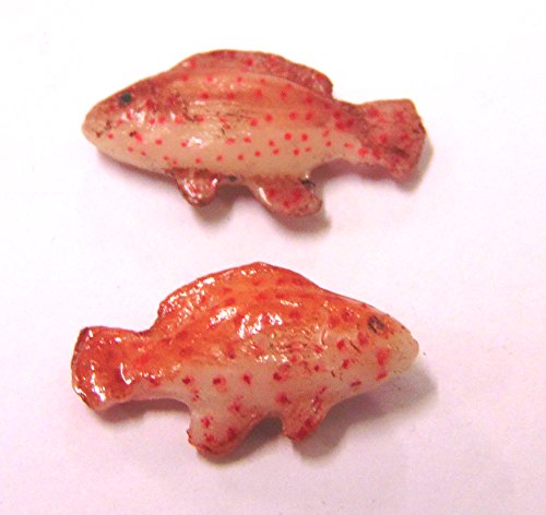 Tumdee Miniatures Puppenhaus Miniatur Zubehör Paar Fisch E von Tumdee Miniatures