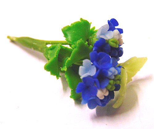 Tumdee Miniatures Puppenhaus Miniaturstrauß mit 2 dunkelblauen Hortensien Blumen Miniatur Zubehör Tumdee Miniatures Puppenhaus Miniaturstrauß mit 2 dunkelblauen Hortensien Blumen Miniatur Zubehör von Guoml