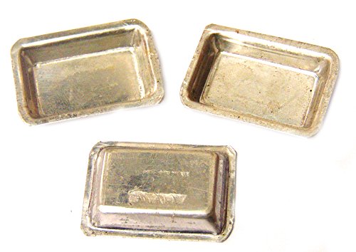 Tumdee Miniatures Set mit 3 mitteltiefen rechteckigen Metall-Backblechen für Puppenhaus-Zubehör Tumdee Miniatures Set mit 3 mitteltiefen rechteckigen Metall-Backblechen für Puppenhaus-Zubehör von Tumdee Miniatures