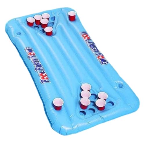 Tumnea Aufblasbare Bier Pong Tischmatratze Bierpong Luftmatratze Multifunktionale Aufblasbarer Bier Pong Tisch für Strandschwimmbad Camping Pool Party Tumnea Aufblasbare Bier Pong Tischmatratze Bierpong Luftmatratze Multifunktionale Aufblasbarer Bier Pong Tisch für Strandschwimmbad Camping Pool Party von Tumnea