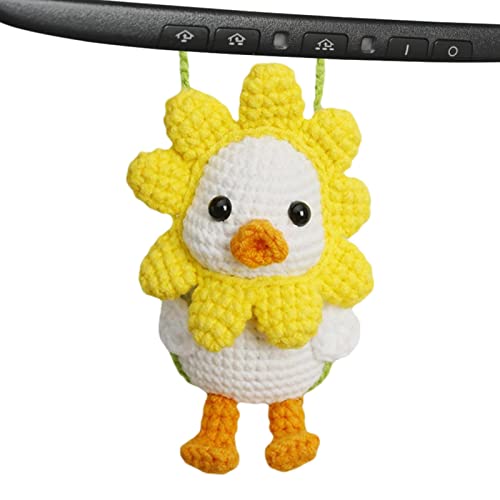 Auto Ente Schaukel - Swing Ente Anhänger | Autohanger Ornament Rückspiegel Kleiderbügel Zubehör für LKW von Tumotsit