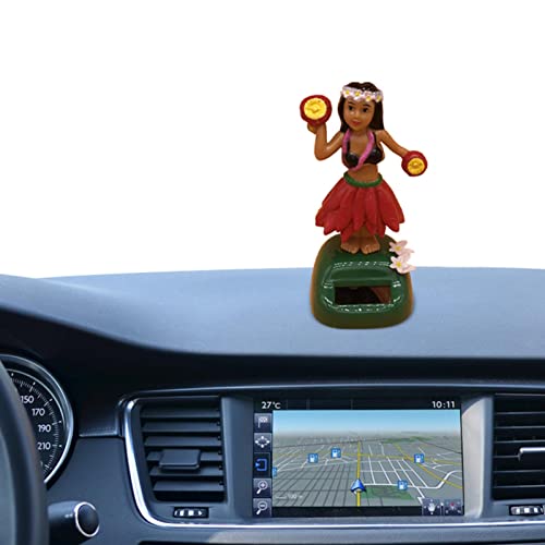 Solar angetriebene Tanzdekoration | Hawaiian Shaking Kopf Tänzer Figurine, Solar Powered Auto- , Puppe Mädchen Car Collection Figurinen, Hawaii Mädchen Posing Car Dashboard Puppe Tumotsit Solar angetriebene Tanzdekoration | Hawaiian Shaking Kopf Tänzer Figurine, Solar Powered Auto- , Puppe Mädchen Car Collection Figurinen, Hawaii Mädchen Posing Car Dashboard Puppe Tumotsit von Tumotsit