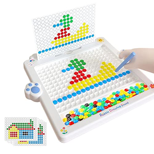 Tumotsit Magnettafel für Kinder, magnetische Zeichnung, Hase | Zeichenblock für Kleinkinder, Lernspielzeug für Vorschule, Montessori, magnetischer Zeichenblock, groß von Tumotsit