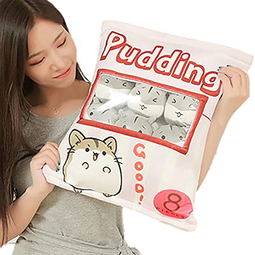 Tumotsit Plüschtier mit Kissen für Snacks, Cartoon-Hamster Snack, Plüschtier, Geschenk zum Geburtstag, Geschenk Tumotsit Plüschtier mit Kissen für Snacks, Cartoon-Hamster Snack, Plüschtier, Geschenk zum Geburtstag, Geschenk von Tumotsit