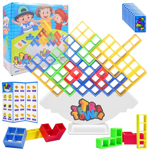 64PCS Tetra Tower-Schaukelstapel Hoch Kinder Balance Spielzeug,Magnetisches Balance Tetris-Spiel, FöRderung Der Hand-Auge-Koordination,Stapelblöcke Balancing Spiel für Jungen und Mädchen ab Jahre 3+ 64PCS Tetra Tower-Schaukelstapel Hoch Kinder Balance Spielzeug,Magnetisches Balance Tetris-Spiel, FöRderung Der Hand-Auge-Koordination,Stapelblöcke Balancing Spiel für Jungen und Mädchen ab Jahre 3+ von Tundwhite