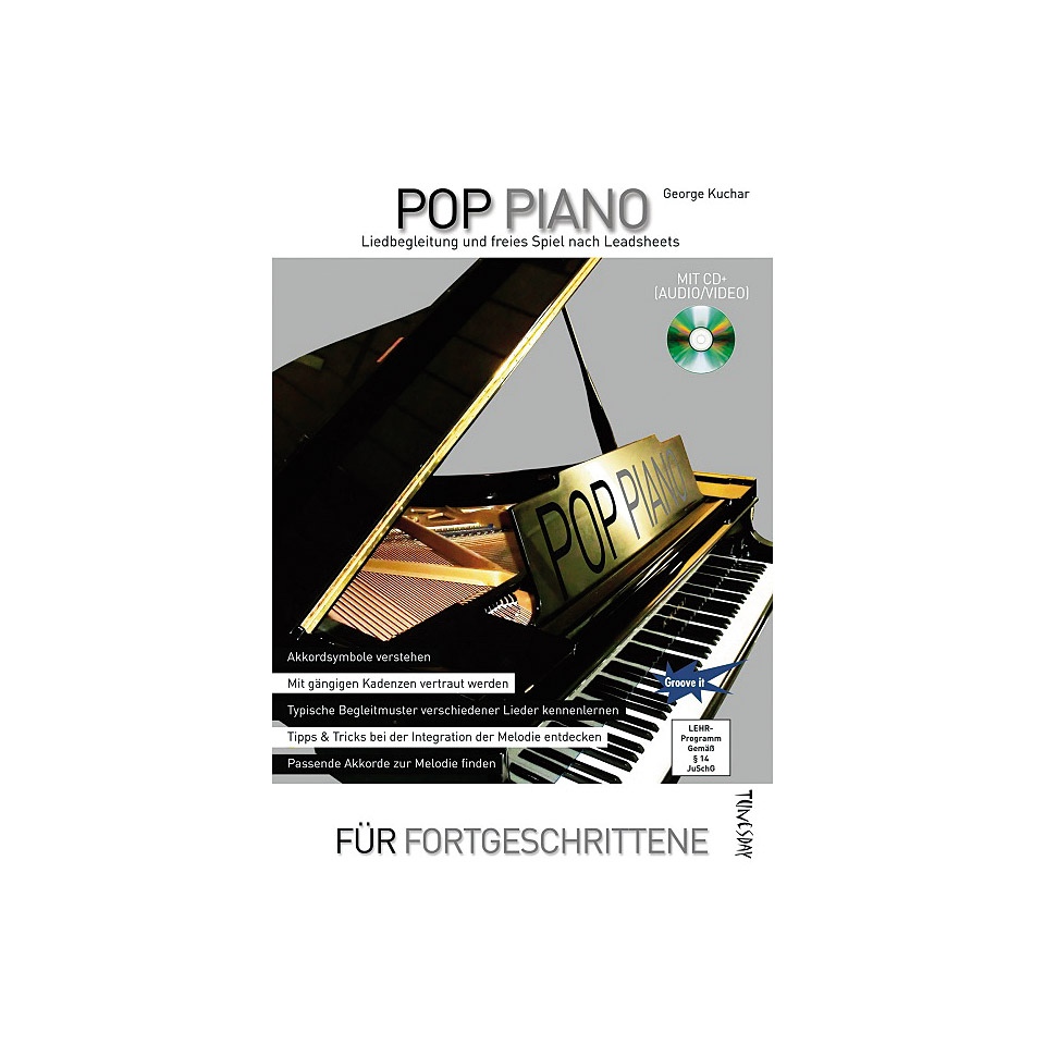 Tunesday Pop Piano - Liedbegleitung und freies Spiel nach Leadsheets von Tunesday