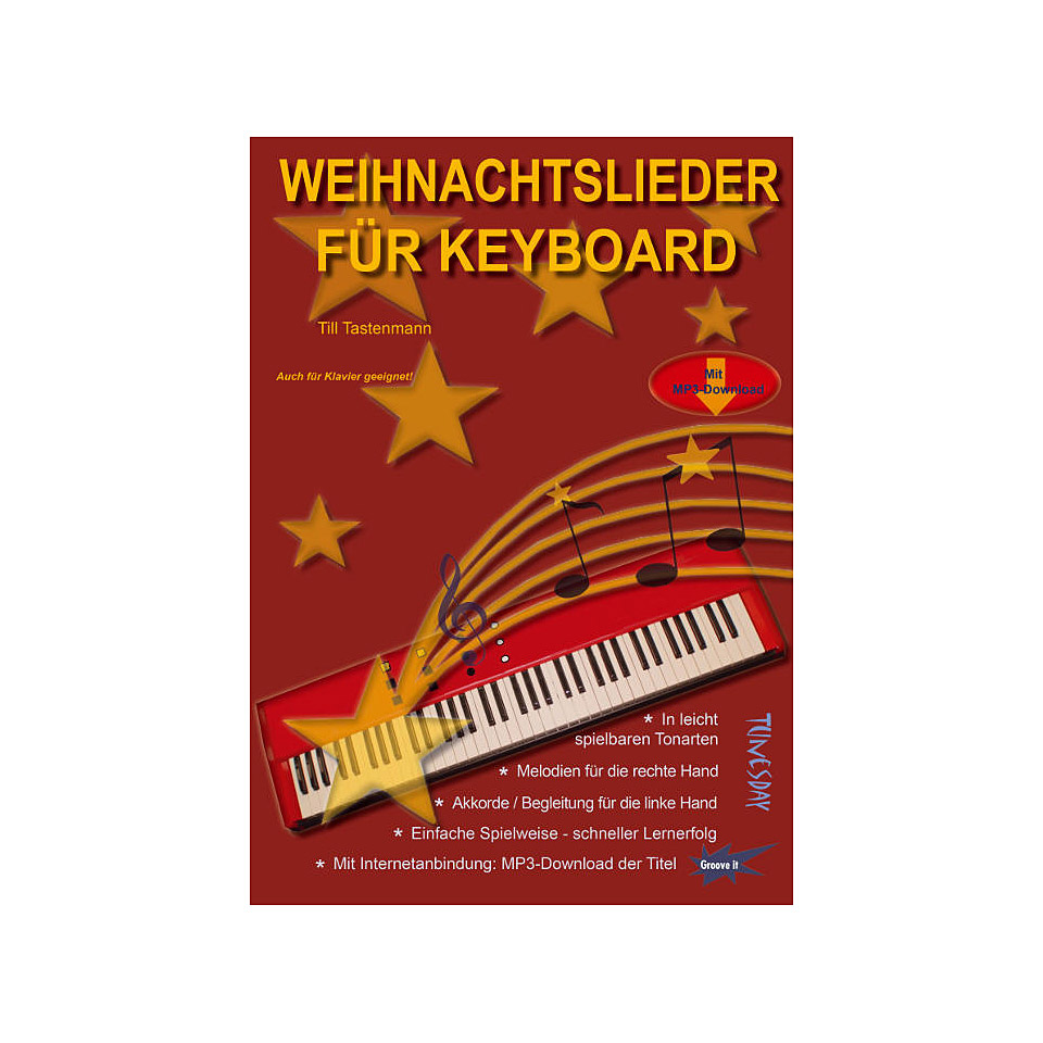 Tunesday Weihnachtslieder für Keyboard Notenbuch Tunesday Weihnachtslieder für Keyboard Notenbuch von Tunesday
