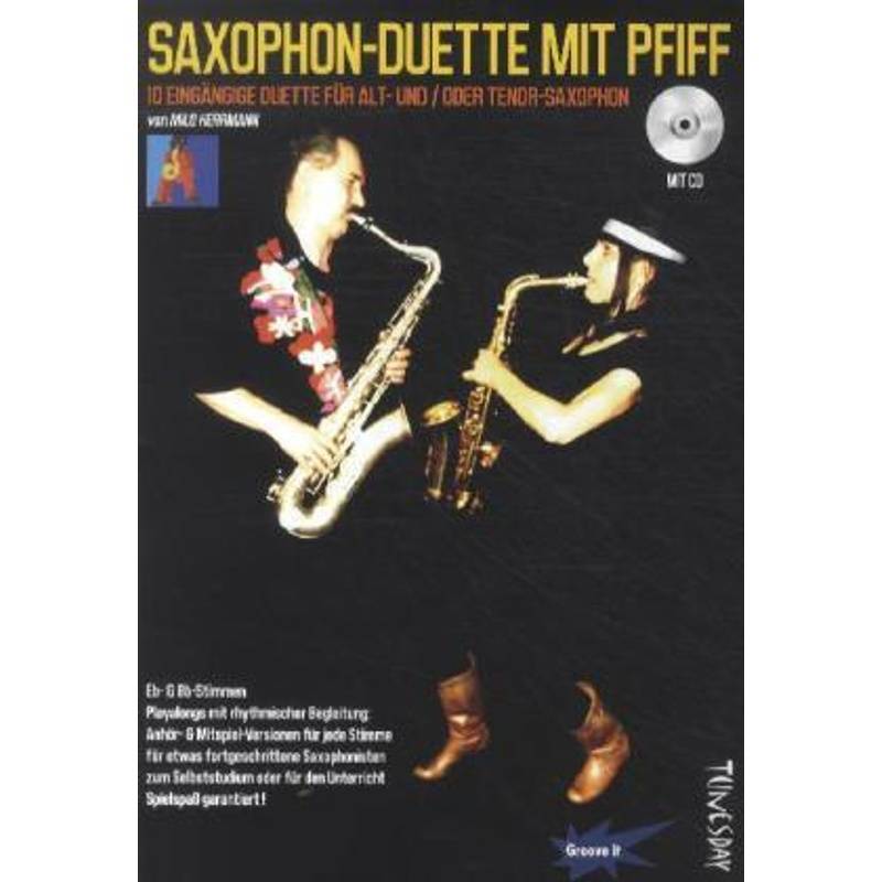 Saxophon-Duette mit Pfiff, für Alt- und/oder Tenor-Saxophon von Tunesdayrecords