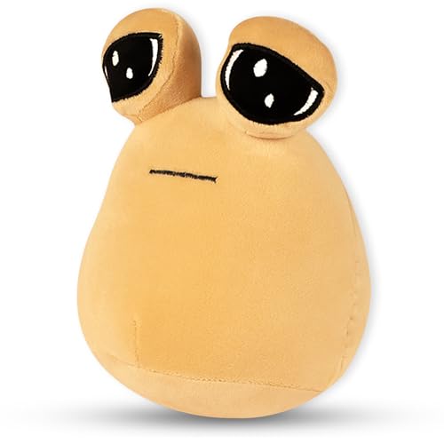 Tuofang 22CM Pou Kuscheltier, Sad Pou Plush Doll, Alien Pou Plüschtier Kinder, Pou Plüsch Spielzeug Geschenk für Fans von Tuofang