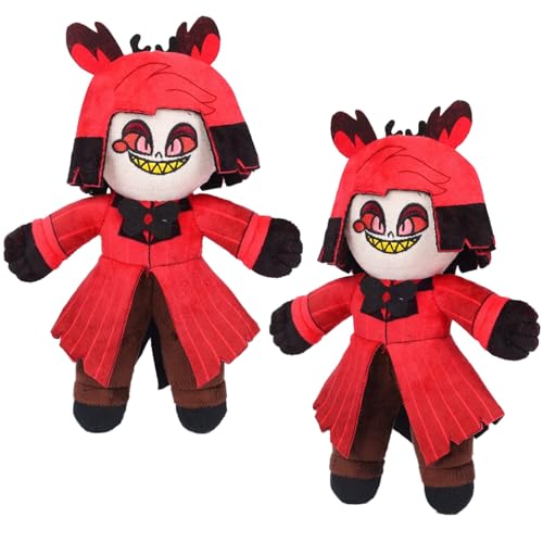 Tuofang Hazbin Hotel Plüsch Puppe, Hell Inn Anime Plüschpuppe, Süßes Alastor Stofftier Plüsch, Sammelbare Hell's Inn Spielzeug Geburtstagsgeschenk Für Fan (D1) von Tuofang