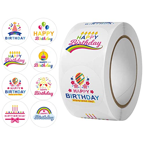 Stück/Rolle Happy Birthday Etikettenaufkleber Feiern Geburtstag Muster Aufkleber für Scrapbook Karten Party Dekorationen Stück/Rolle Happy Birthday Etikettenaufkleber Feiern Geburtstag Muster Aufkleber für Scrapbook Karten Party Dekorationen von Tuokend