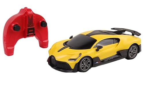 Turbo Challenge Bugatti Divo – RC Prestige – 1/24-094432 – Ferngesteuertes Auto – Gelb – Batterien Nicht im Lieferumfang enthalten – Kunststoff – Spielzeug für Kinder – Geschenk – ab 6 Jahren von Turbo Challenge