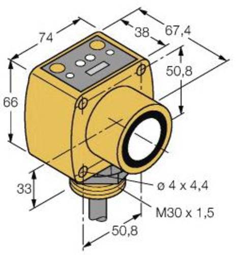 Turck 3072259 Ultraschall-Reflexionstaster QT50UVR3F W/30 1St. von Turck