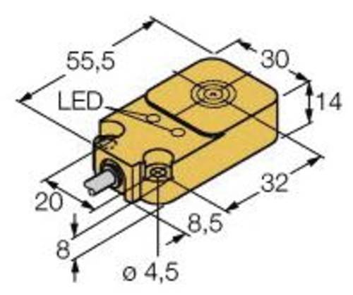 Turck Induktiver Sensor bündig BI10-Q14-ADZ32X2/S34 von Turck