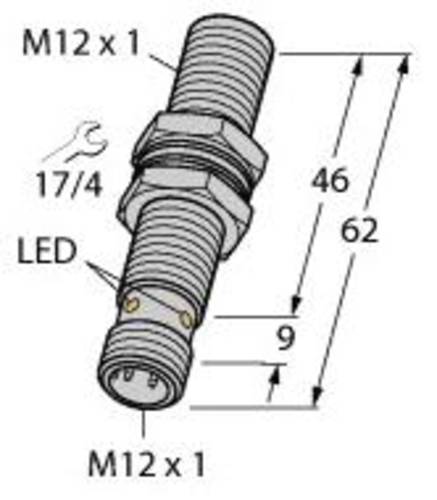 Turck Induktiver Sensor bündig BI2U-M12E-AD4X-H1144 von Turck