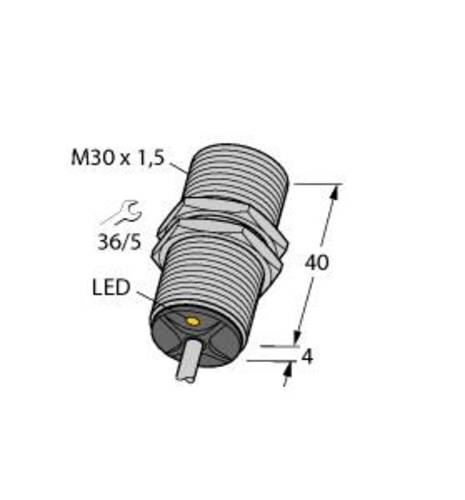 Turck Induktiver Sensor bündig NAMUR BI10-EG30-Y1X/S100 7M von Turck