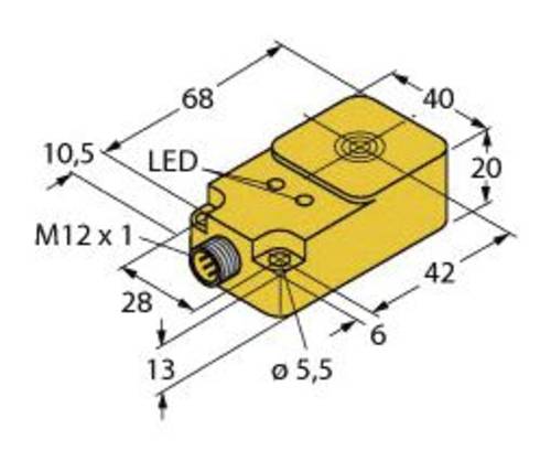 Turck Induktiver Sensor bündig NAMUR BI15-Q20-Y1X-H1141 von Turck