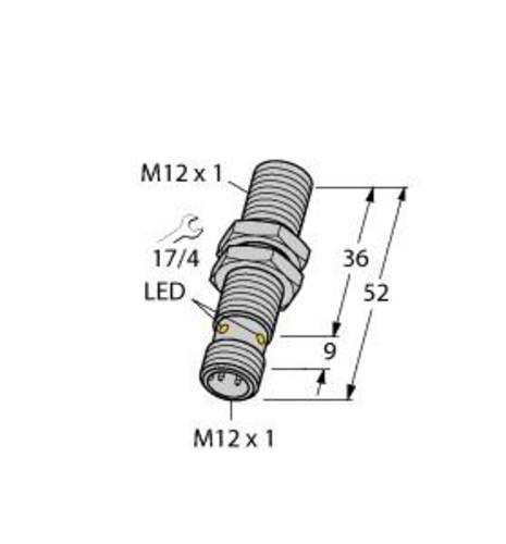 Turck Induktiver Sensor bündig NAMUR BI2-M12-Y1X-H1141 von Turck