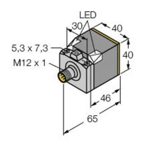 Turck Induktiver Sensor bündig NPN, Schließer BI15U-CK40-AN6X2-H1141 von Turck