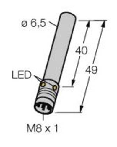 Turck Induktiver Sensor bündig PNP, Schließer BI2-EH6,5-AP6X-V1131 von Turck