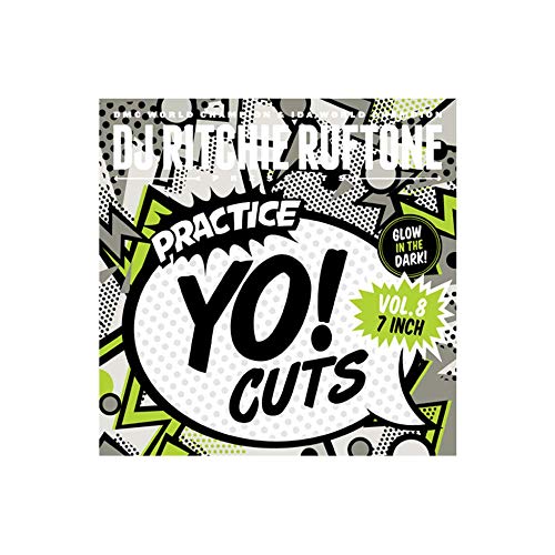 DJ Ritchie Ruftone Practice Yo! Cuts Vol 8 Glow in the Dark 17,8 cm Vinyl für Ihren Numark PT01 Scratch or Reloop Spin tragbaren Plattenspieler von Turntable Training Wax