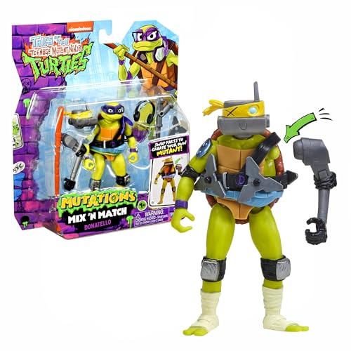 Turtles - Donatello Mix and Match Ninja, 12 cm, Actionfigur, Sammelfigur, Ninja-Figur, beweglich und Zubehör, aus der Serie Tales of The TMNT, für Kinder ab 4 Jahren Turtles - Donatello Mix and Match Ninja, 12 cm, Actionfigur, Sammelfigur, Ninja-Figur, beweglich und Zubehör, aus der Serie Tales of The TMNT, für Kinder ab 4 Jahren von Turtles