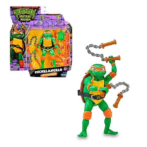 Giochi Preziosi - Michelangelo Ninja Caos Mutante Turtles, Michelangelo in Version Actionfigur Base Gelenkig 12 cm, Figur mit Kampfwaffen, für Kinder ab 4 Jahren Giochi Preziosi - Michelangelo Ninja Caos Mutante Turtles, Michelangelo in Version Actionfigur Base Gelenkig 12 cm, Figur mit Kampfwaffen, für Kinder ab 4 Jahren von Giochi Preziosi