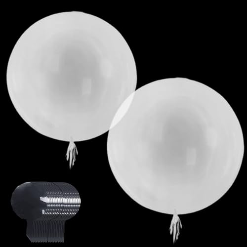 Transparente Bobo-Ballons, groß, rund, transparent, befüllbar, für Hochzeit, Jahrestag, Festival, Fotoshooting, Event, 24 Stück Transparente Bobo-Ballons, groß, rund, transparent, befüllbar, für Hochzeit, Jahrestag, Festival, Fotoshooting, Event, 24 Stück von TuseRxln