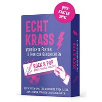 Echt krass verrückte Fakten & kuriose Geschichten - Rock & Pop (Quiz-Karten-Spiel) von Tusitala Verlag