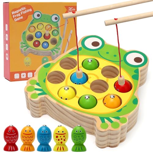 Tutamaz Montessori Holzspielzeug, Magnetisches Angelspiel für Kinder ab 2 3 4 Jahren, Lernspiel zur Förderung der Feinmotorik, Motorikspielzeug aus Holz, Lernspiele für Kleinkinder Tutamaz Montessori Holzspielzeug, Magnetisches Angelspiel für Kinder ab 2 3 4 Jahren, Lernspiel zur Förderung der Feinmotorik, Motorikspielzeug aus Holz, Lernspiele für Kleinkinder von Tutamaz