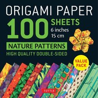 Origami Paper 100 Sheets Nature Patterns 6 (15 CM) von Tuttle