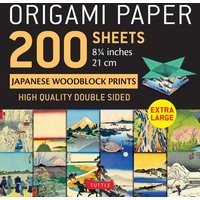 Origami Paper 200 Sheets Japanese Woodblock Prints 8 1/4 Origami Paper 200 Sheets Japanese Woodblock Prints 8 1/4 von Tuttle