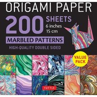 Origami Paper 200 Sheets Marbled Patterns 6 (15 CM) von Tuttle Publishing