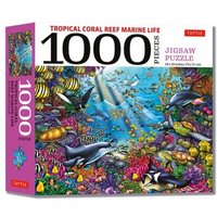 Tropical Coral Reef Marine Life - 1000 Piece Jigsaw Puzzle von Tuttle Publishing