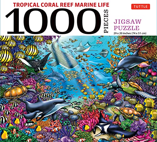 Tropical Coral Reef Marine Life Jigsaw Puzzle: 1000 Piece von Tuttle Publishing
