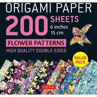 Origami Paper 200 Sheets Flower Patterns 6 (15 CM) von Tuttle Publishing
