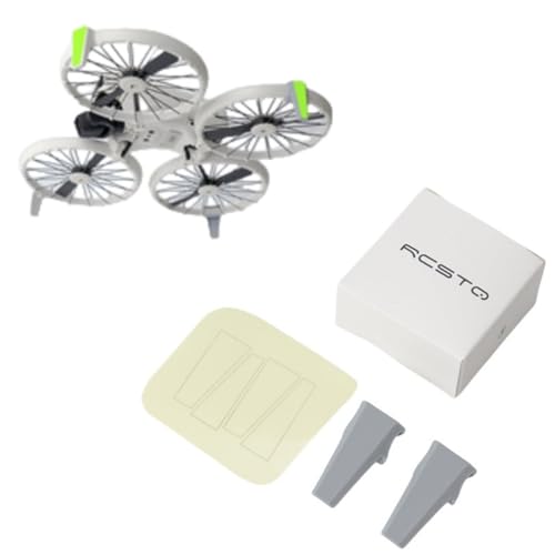 Zusammenklappbarer nicht abnehmbarer leuchtender Booster Ständer Landefahrwerk für DJI FLIP Drohne sturzsicher und kratzfest Schutzständer Drohnenzubehör Fahrwerk-Paar & 2 Sets Leuchtaufkleber Zusammenklappbarer nicht abnehmbarer leuchtender Booster Ständer Landefahrwerk für DJI FLIP Drohne sturzsicher und kratzfest Schutzständer Drohnenzubehör Fahrwerk-Paar & 2 Sets Leuchtaufkleber von Tuvzylory