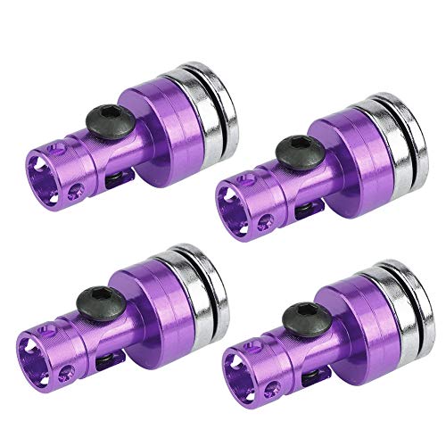 Tuwei Karosseriehalterung, RC-Magnet-Karosseriepfosten, RC-Auto-Magnetschalenpfosten 4-teilig aus Aluminium für SCX10 4WD 1:10 (Purple) von Tuwei