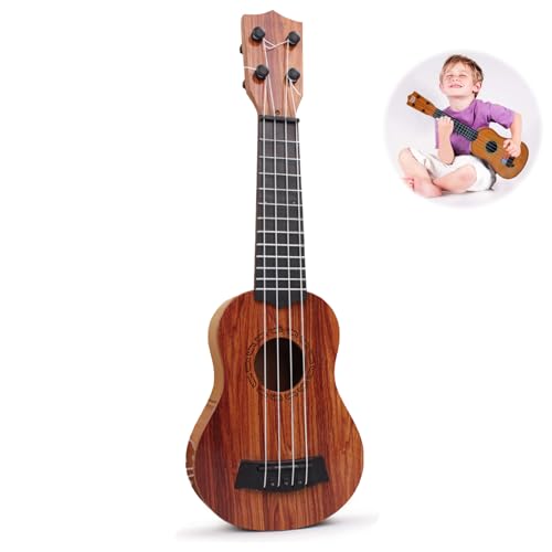 38cm Kindergitarre aus Holz, Gitarre Kinder Spielzeug, Gitarre Kinder ab 3 Jahre, mit 4 Verstellbaren Seiten, für Kleinkinder, Anfänger, Jungen, Mädchen, Musikinstrumente 38cm Kindergitarre aus Holz, Gitarre Kinder Spielzeug, Gitarre Kinder ab 3 Jahre, mit 4 Verstellbaren Seiten, für Kleinkinder, Anfänger, Jungen, Mädchen, Musikinstrumente von Tuwyii