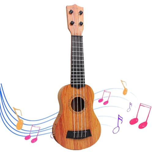 44cm Kindergitarre aus Holz, Gitarre Kinder Spielzeug, Gitarre Kinder ab 3 Jahre, mit 4 Verstellbaren Seiten, für Kleinkinder, Anfänger, Jungen, Mädchen, Musikinstrumente 44cm Kindergitarre aus Holz, Gitarre Kinder Spielzeug, Gitarre Kinder ab 3 Jahre, mit 4 Verstellbaren Seiten, für Kleinkinder, Anfänger, Jungen, Mädchen, Musikinstrumente von Tuwyii