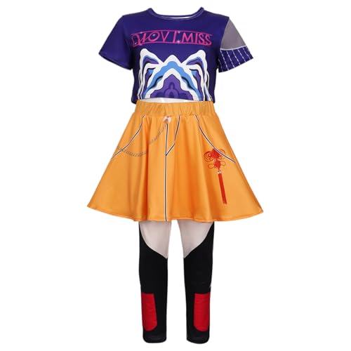Tuxuseo Halloween Kostüme Für Mädchen,Festliche Cosplay Kleidung | Anime Spielfilm Star Rollenspiel Kostüme Für Mädchen Cosplay Weihnachten Halloween Party Festliche Schulveranstaltung Bühnenauftritt von Tuxuseo