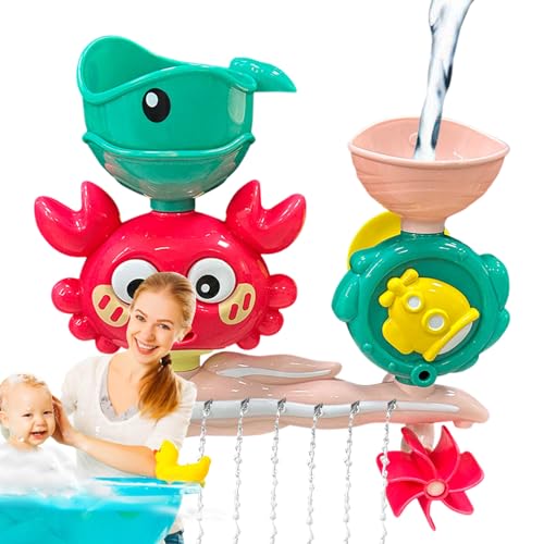 Tuxuseo Saugnapf Badespielzeug | Spin Crab Badespielzeug-Set | Wasserspielzeug Kinder | Badewannen Spielzeug Kinder | Wasserspielzeug Baby Spielzeug Geschenk - Für Jun-gen Mädchen Ab 1 2 3 Jahr Tuxuseo Saugnapf Badespielzeug | Spin Crab Badespielzeug-Set | Wasserspielzeug Kinder | Badewannen Spielzeug Kinder | Wasserspielzeug Baby Spielzeug Geschenk - Für Jun-gen Mädchen Ab 1 2 3 Jahr von Tuxuseo