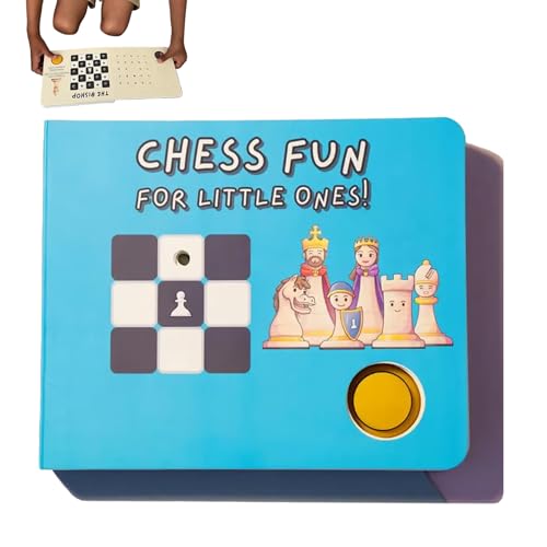 Tuxuseo Schach Für Anfänger | Interaktives Schachbuch Für Kinder | Strategie-Brettspielbuch | Spielanleitung Für Anfänger - Bunter Cartoon-Stil Für Lustiges Lernspiel-Set Für Kinder Und Erwachsene Tuxuseo Schach Für Anfänger | Interaktives Schachbuch Für Kinder | Strategie-Brettspielbuch | Spielanleitung Für Anfänger - Bunter Cartoon-Stil Für Lustiges Lernspiel-Set Für Kinder Und Erwachsene von Tuxuseo