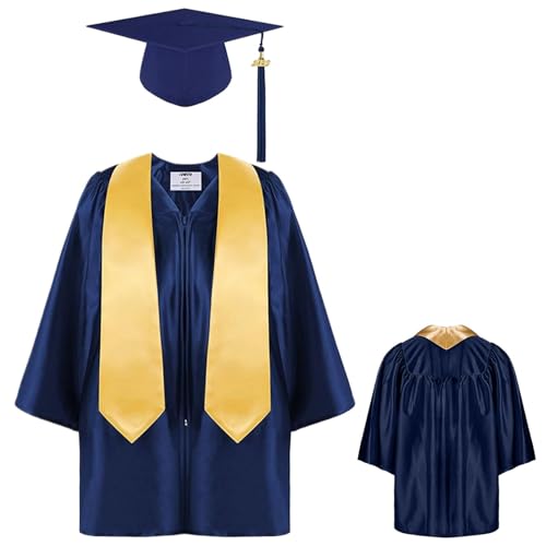 Tuxxjzm Abschlusskleid für Kinder 2025 | 2025 Jahr Vorschulabschlusskleid Kappe Quaste Set – formelle Kostüme für Vorschulkinderzeremonie Tuxxjzm Abschlusskleid für Kinder 2025 | 2025 Jahr Vorschulabschlusskleid Kappe Quaste Set – formelle Kostüme für Vorschulkinderzeremonie von Tuxxjzm