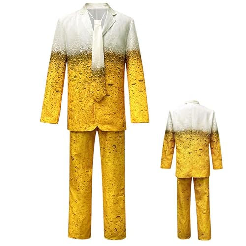 Tuxxjzm Bayerisches Oktoberfest-Kostüm für Damen, Biermädchen, Bayerisches Oktoberfest-Kostüm für Herren, Oktoberfest-Bieranzug, Performance-Kostüm, Oktoberfest-Outfit für Herren Tuxxjzm Bayerisches Oktoberfest-Kostüm für Damen, Biermädchen, Bayerisches Oktoberfest-Kostüm für Herren, Oktoberfest-Bieranzug, Performance-Kostüm, Oktoberfest-Outfit für Herren von Tuxxjzm